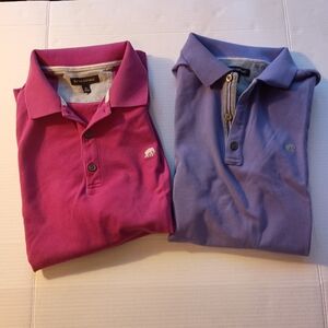 Banana Republic Women's Polo Shirt Set - Pink and Purple